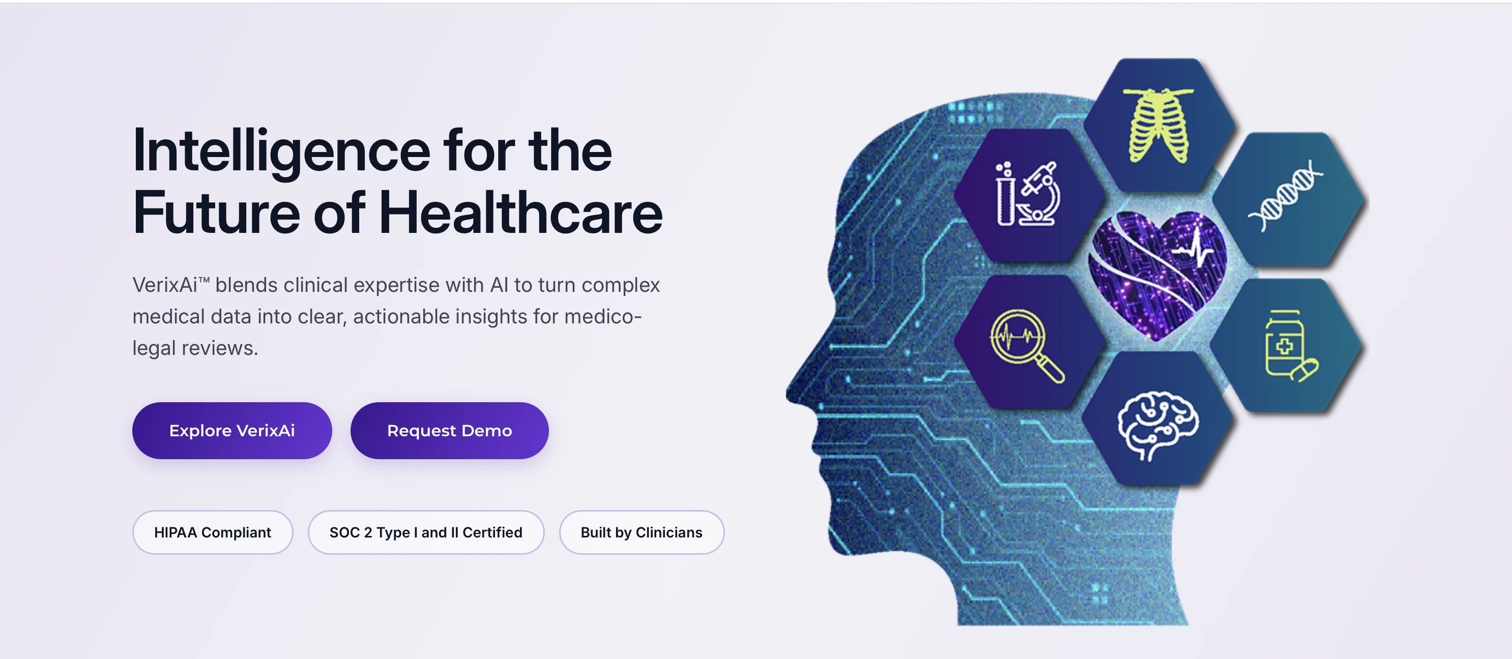 CorMetrix website hero: Intelligence for the Future of Healthcare